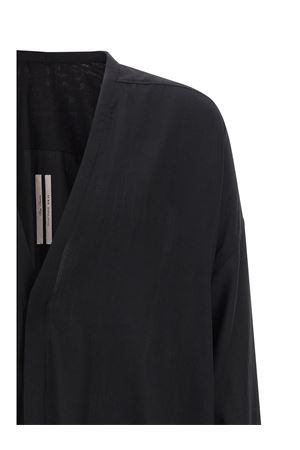 Black virgin wool Larry shirt RICK OWENS | RU01E5294WG09